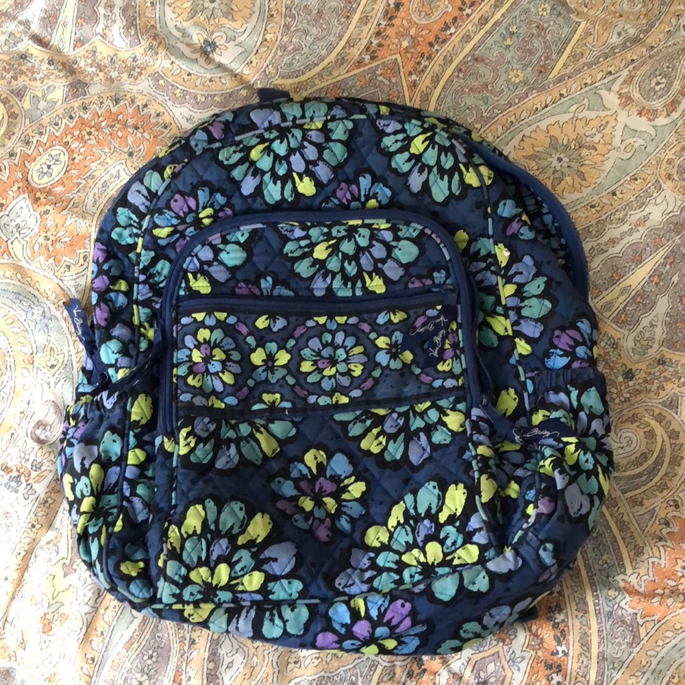 Vera Bradley Backpack and Cosmetic Case